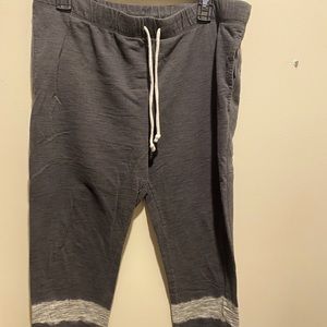 Grey casual joggers, comfortable and soft